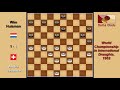 Andr gdance sui  wim huisman nld draughts world championship 1952