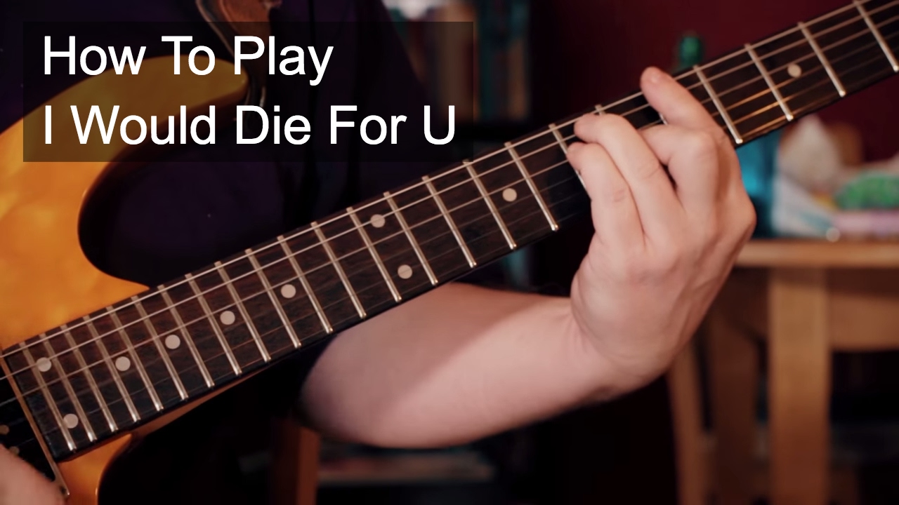 I Would Die For You - Prince Guitar Tutorial - YouTube