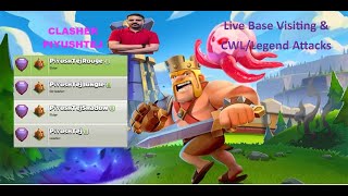 PiyushTej CLAN is live! (Clash of Clans) #COC #ytlive #supercell #trending #th16 #legend #basevisits