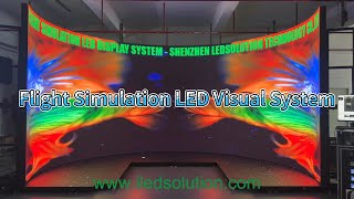 High-Resolution Flight Simulation LED Visual System