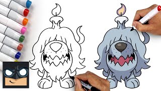 how to draw pokemon greavard