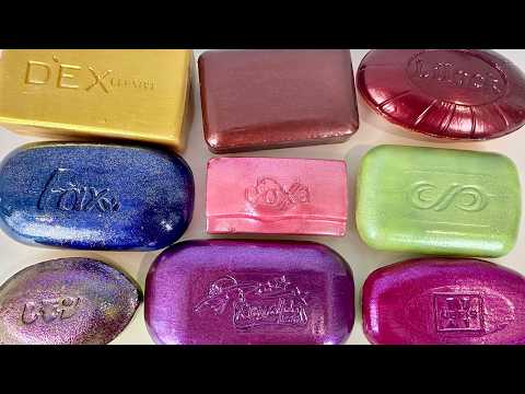 ASMR Carving colored soap. Soothing cutting soap | ASMR Soap.