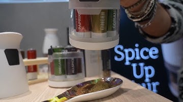 The smart spice dispenser that seasons your dishes and learns tastes