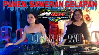 Panen saweran Gelapan Ayu Yun DJ Alindya DJ Devi Kitty OT WIKA SANG PENJELAJAH SUMSEL