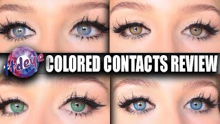 TTDEYE COLORED CONTACTS | Review & Try On For Blue Eyes