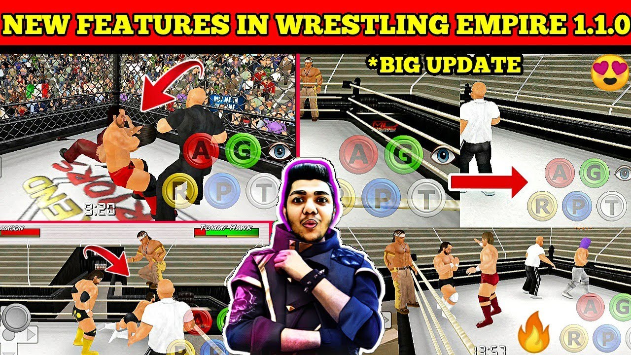 😍😘 WRESTLING EMPIRE VERSION 1.1.0 ALL NEW FEATURES EXPLAINED