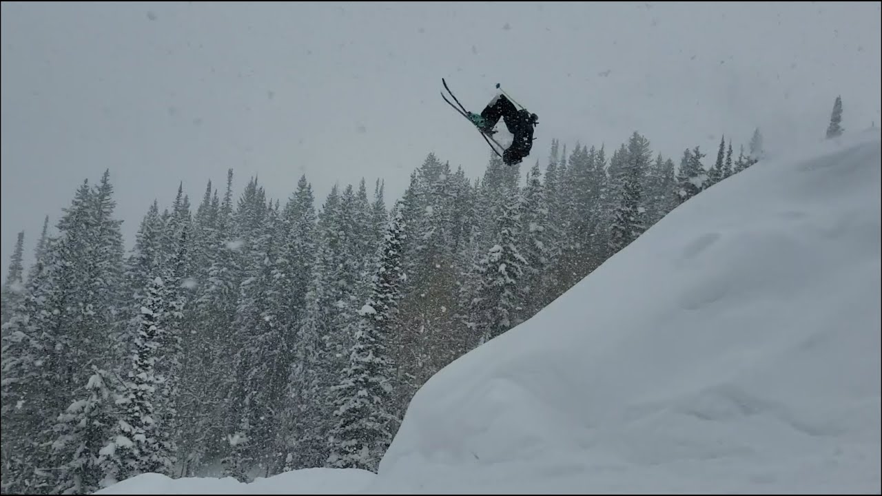 Solitude and Brighton cliffs in Utah's snowiest season ever - YouTube