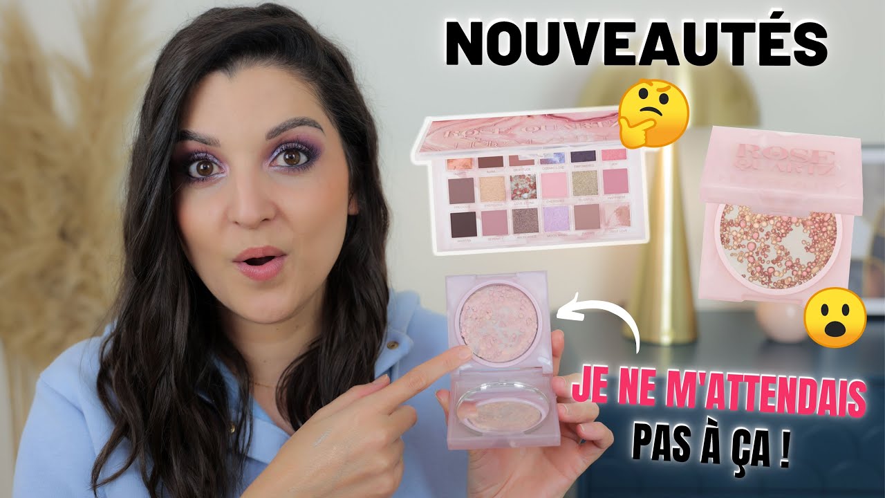 Cet HIGHLIGHTER est... SURPRENANT 😯Et la PALETTE, on prend ? 🤔ROSE QUARTZ HUDA BEAUTY (+ super dupe)