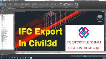 IFC Export in AutoCAD Civil 3D
