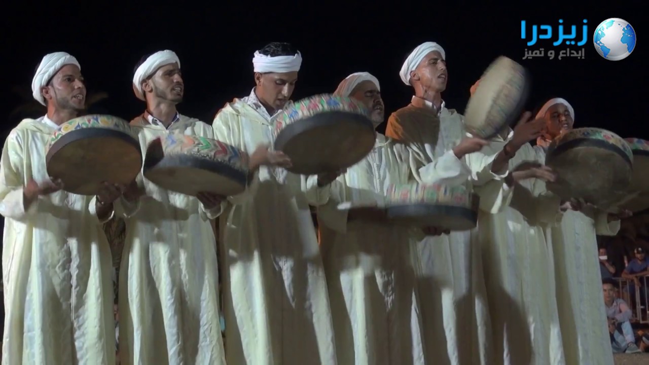 فرقة تاغزوت نايت عطا لأحيدوس في الاعراس الجماعية بألنيف 2018 فيديو 2