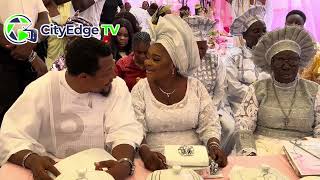 ACTRESS TOYOSI ADESANYA & HER HUSBAND BOLA OYIN-ADEJOBI CHILD NAMING CEREMONY 