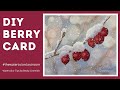 Make Your Own Christmas Berry Card - Frisket and Magical Bokeh