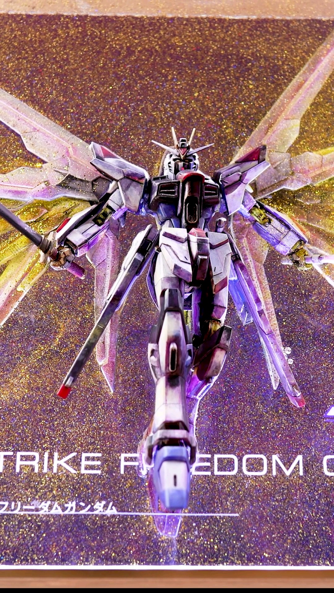 マイティーストライクフリーダムガンダム　レジンアート HG マイティーストライクフリーダムガンダム レジンアート ガンプラ