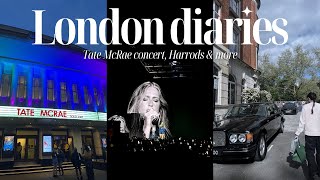 London Diaries | Tate McRae concert, Harrods & more