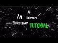 How to make ai watermark voiceover #tutorial #ai #watermark