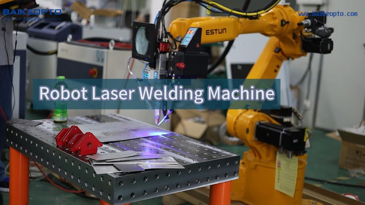 Robot Laser Welding Machine, with Automated Robot Arm - YouTube