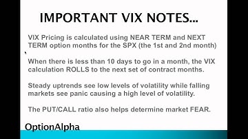The Volatility Index VIX Explained