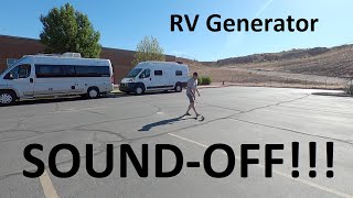 New QUIET RV Generator  Cummins Onan QG2800i.  SoundOff Testing!!!