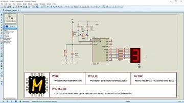 PIC16 contador hexadecimal con display