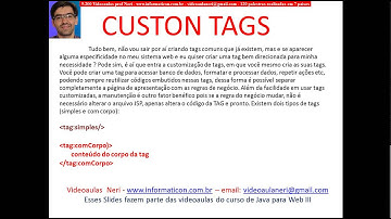 aula 5297 java para web III   Introducao a Custom Tags e TLD -- Tag Library Descriptor