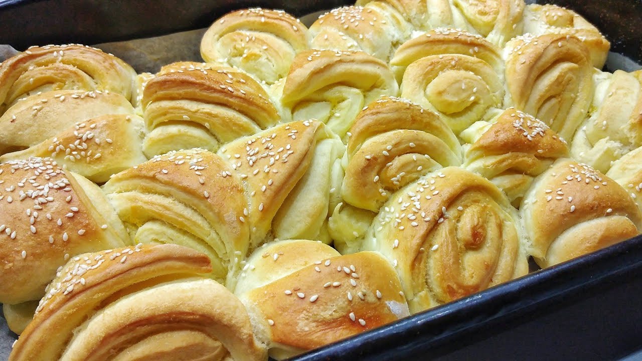 Kupus kifle - slano pecivo BEZ margarina 🥐