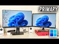 How To Change Primary Monitor In Windows 11 - Full Guide
