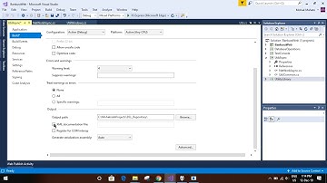 How to create XML documentation file in visual studio 2017