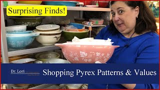 Surprising Finds! Shopping the Patterns, Colors and Values of Pyrex  Thrift with Me Dr. Lori