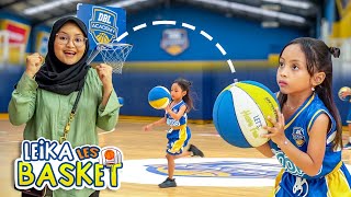 PERTAMA KALI LEIKA LATIHAN BASKET 😱 BUNDA ANTER LEIKA LES BASKET DI DBL ACADEMY screenshot 4