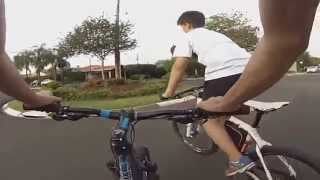 role de mountain bike#3!!perseguindo carros em alta velocidade