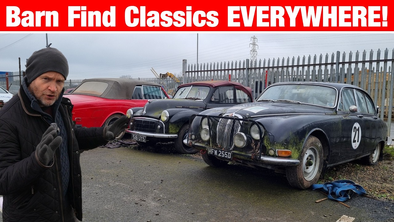 Barn Find Classic Cars EVERYWHERE! 50+ Abandoned Classics Including Jaguar, Mercedes, Bentley!