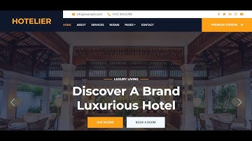 Hotelier - Responsive Hotel HTML Template | Free Download