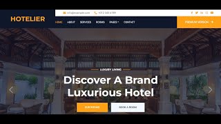 Hotelier - Responsive Hotel HTML Template | Free Download
