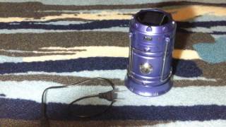 Solar Lantern, GARMAR Portable Outdoor LED Camping Lantern Flashlight, Rechargeable Bright Night Lam screenshot 4