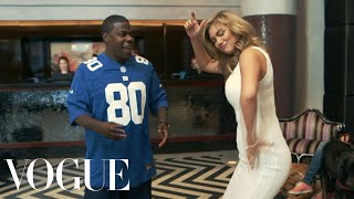 Kate Upton And Tracy Morgans Super Bowl Touchdown Dancevogue