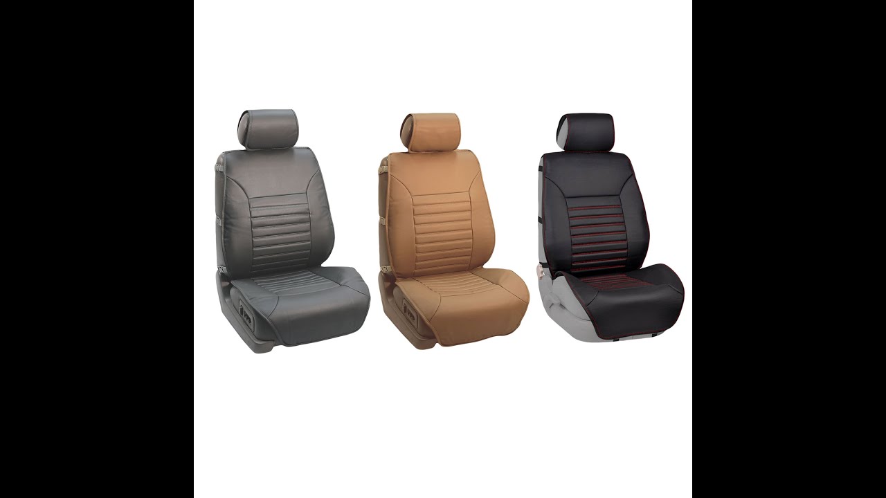 Multifunctional Quilted Leather Car Seat Cushions for Sedan Truck and