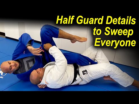 One Of The Most Important Details In The Jiu Jitsu Half Guard To Sweep Everyone by Bruno Bastos