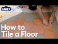 How to tile a floor  a stepbystep guide