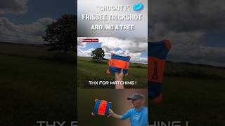 Frisbee #trickshots ,a throw around a three 🥏✌🏻#frisbee
