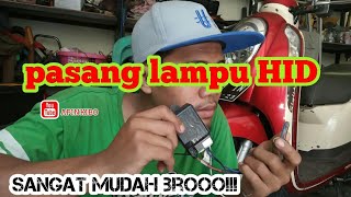 Cara memasang lampu HID + SKEMA rangkaian dan penyebab  boros aki