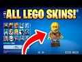 How To Get ALL Lego Skins In Fortnite! (Lego Edit Styles)