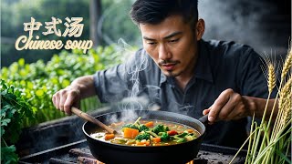 Healing Flavors  - Traditional Vegetable Soup and Giant Bread