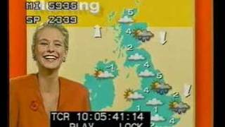 Ulrika Jonsson Cant Stop Laughing During Weather Forecast On Tv-Am