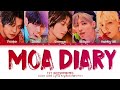 TXT MOA Diary (Dubaddu Wari Wari) Lyrics (투모로우바이투게더 MOA Diary (두밧두 와리와리) 가사) (Color Coded Lyrics)