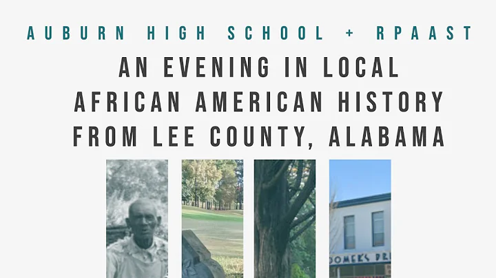 An Evening in Local African American History from Lee County, Alabama (White Class Days)