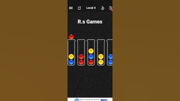 Ball Sort Colour Puzzle game 💫💫 ( Level -4)#Shorts