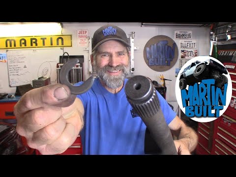 How to Remove C-Clip Axle Shaft from Chrysler 9.25 and more - YouTube