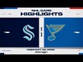 NHL Highlights | Kraken vs. Blues - February 26, 2026