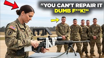 Ze maakten haar sluipschuttersgeweer kapot, dus repareerde ze het zelf en raakte 99 doelen op rij