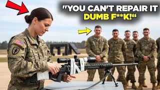 видео: Они сломали ее снайперскую винтовку, поэтому она починила ее сама и поразила 99 целей подряд картинка: Они сломали ее снайперскую винтовку, поэтому она починила ее сама и поразила 99 целей подряд